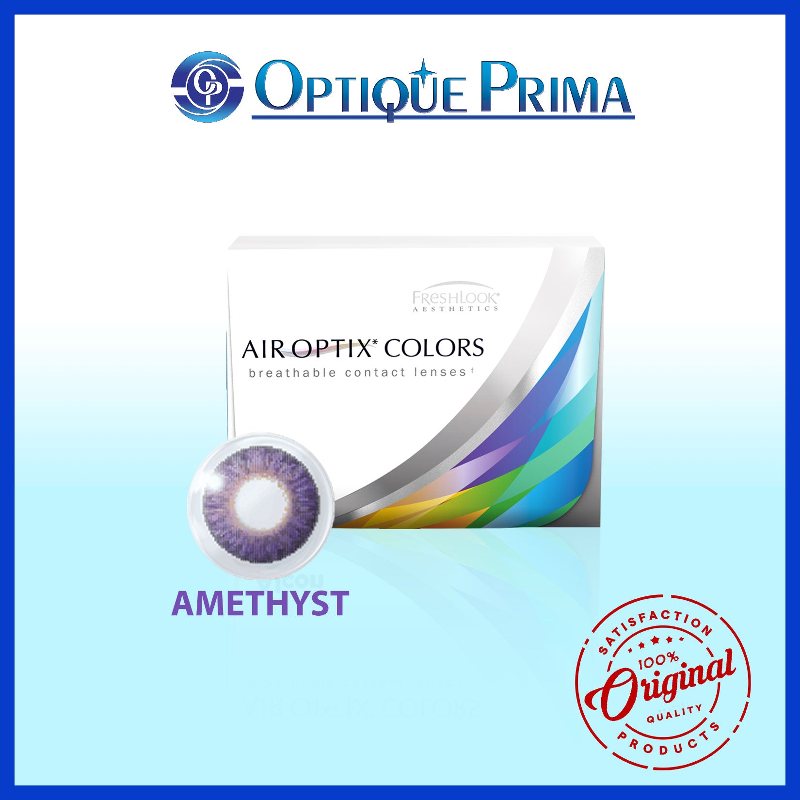 AIR OPTIX® COLORS / Amethyst / Monthly Disposable Contact Lens