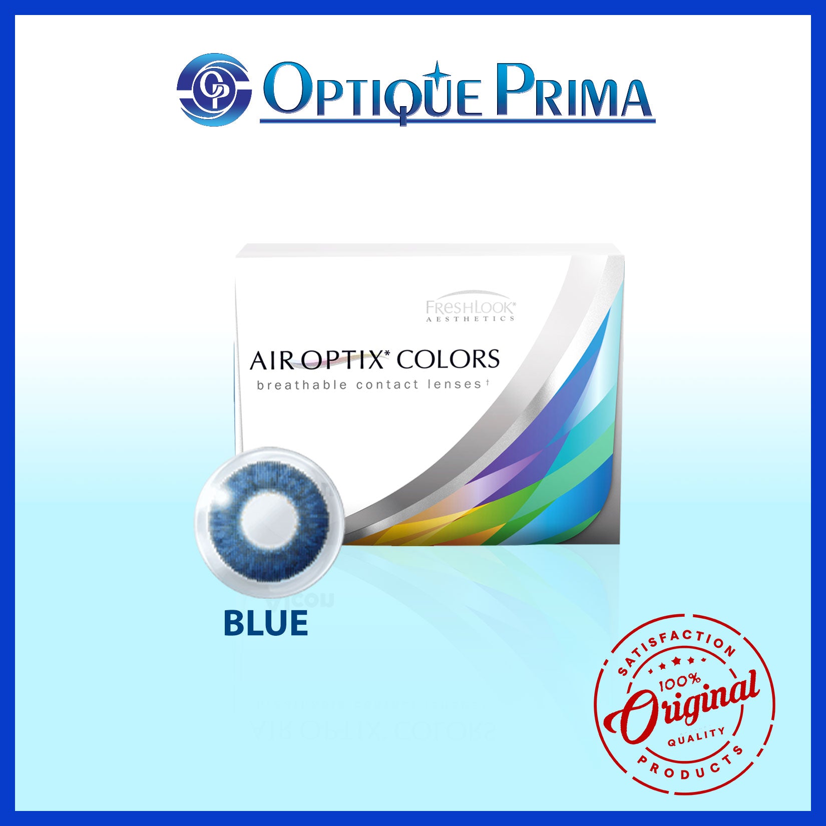 AIR OPTIX® COLORS / Blue / Monthly Disposable Contact Lens