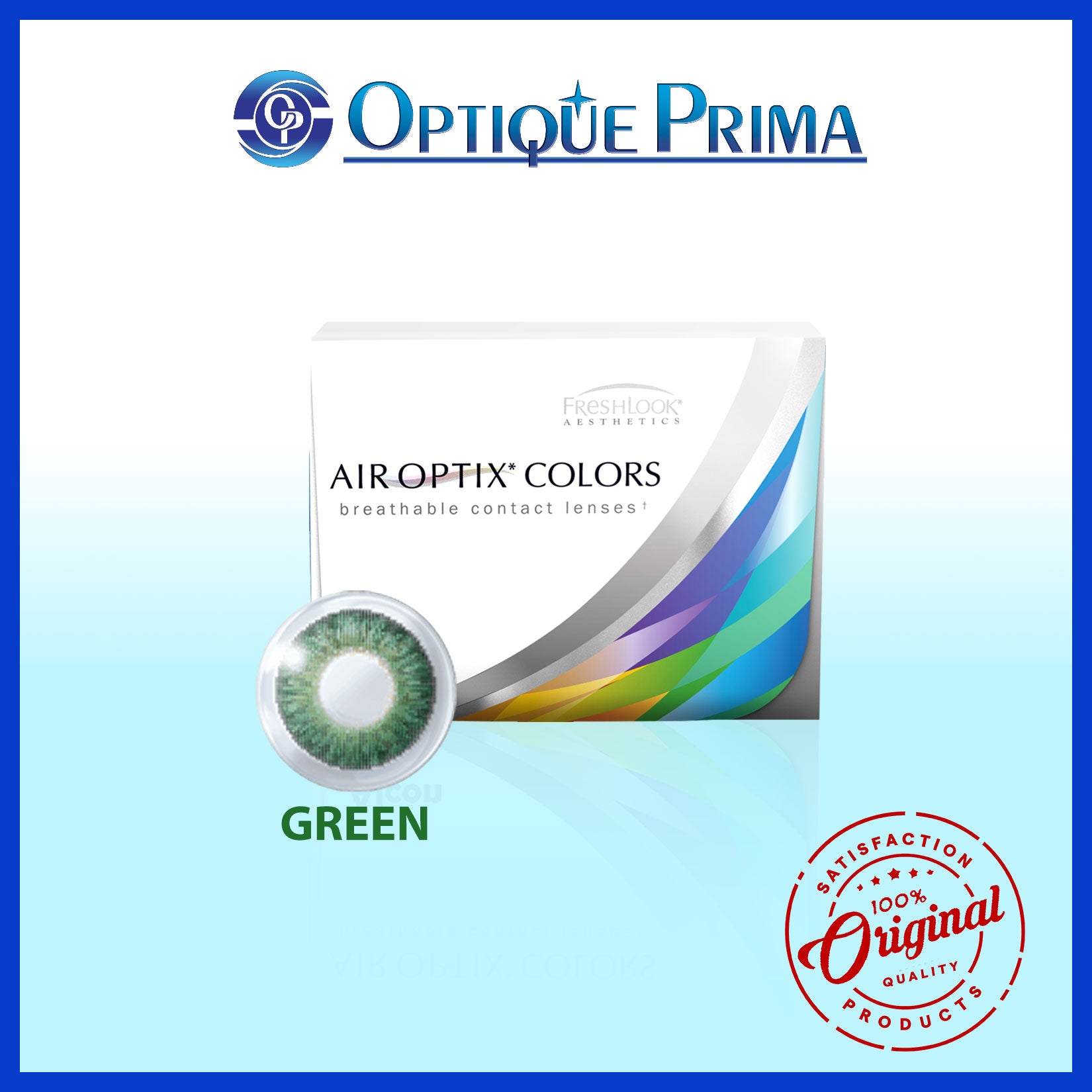 AIR OPTIX® COLORS / Green / Monthly Disposable Contact Lens