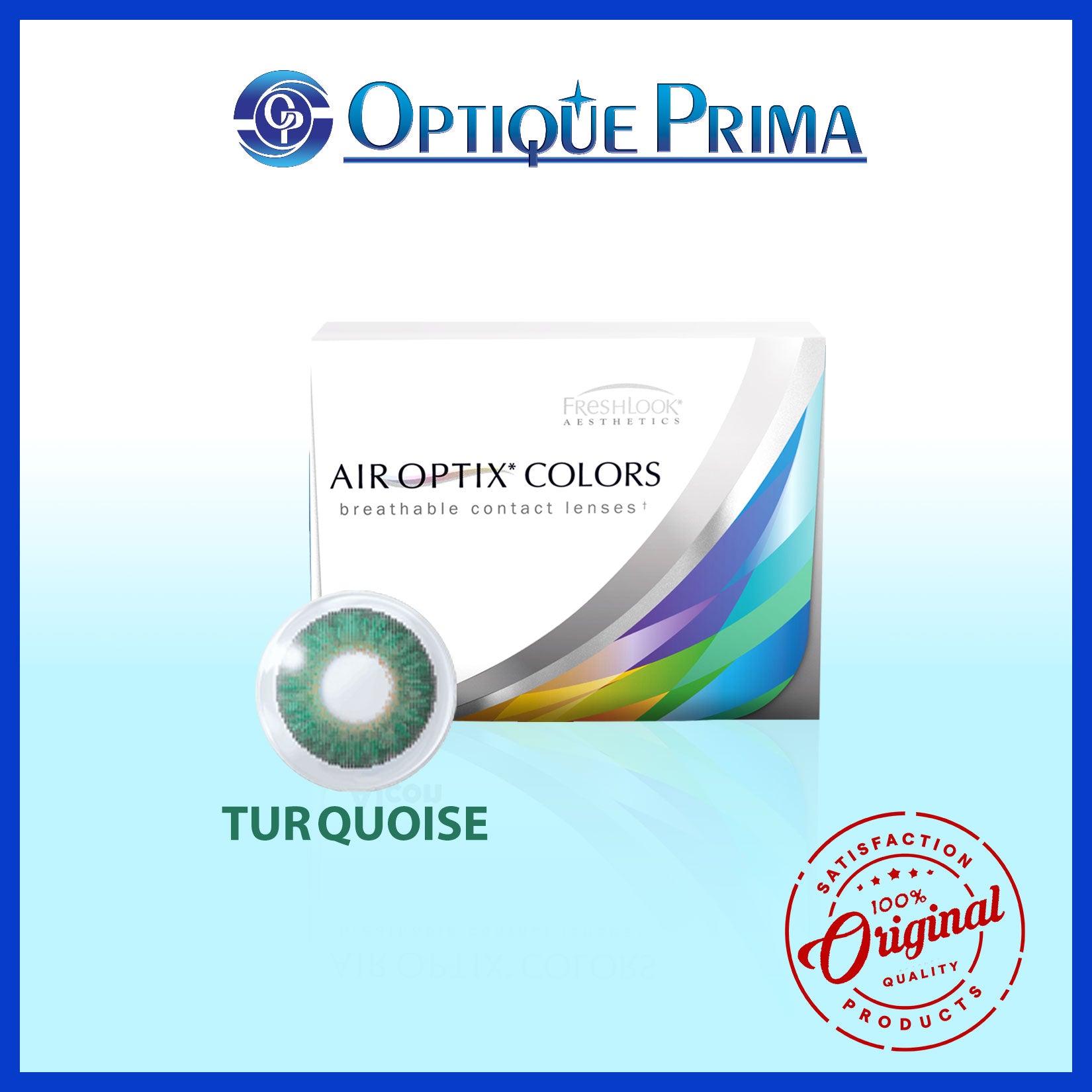 AIR OPTIX® COLORS / Turquoise / Monthly Disposable Contact Lens