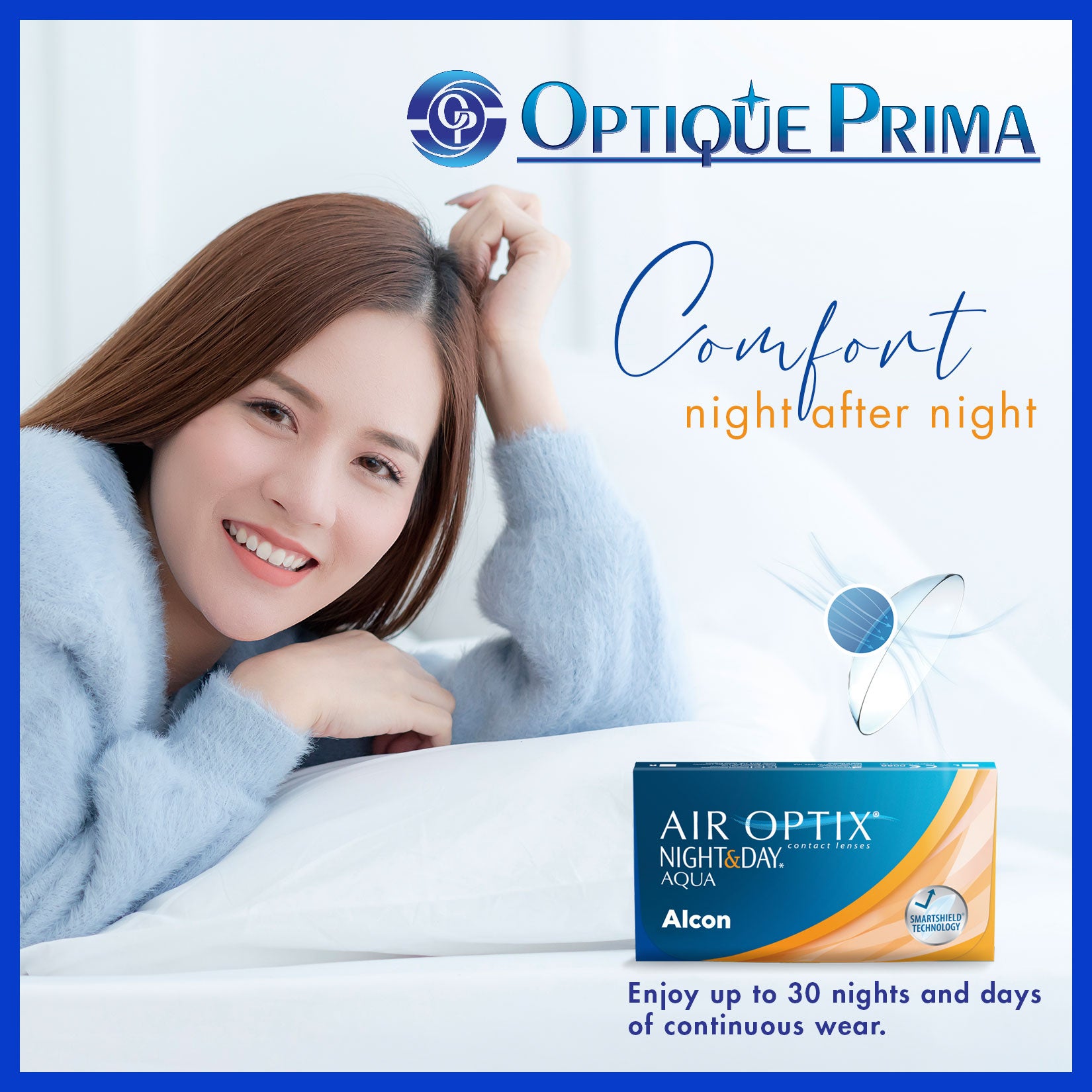 AIR OPTIX® Night and Day Aqua / Monthly Disposable Contact Lens