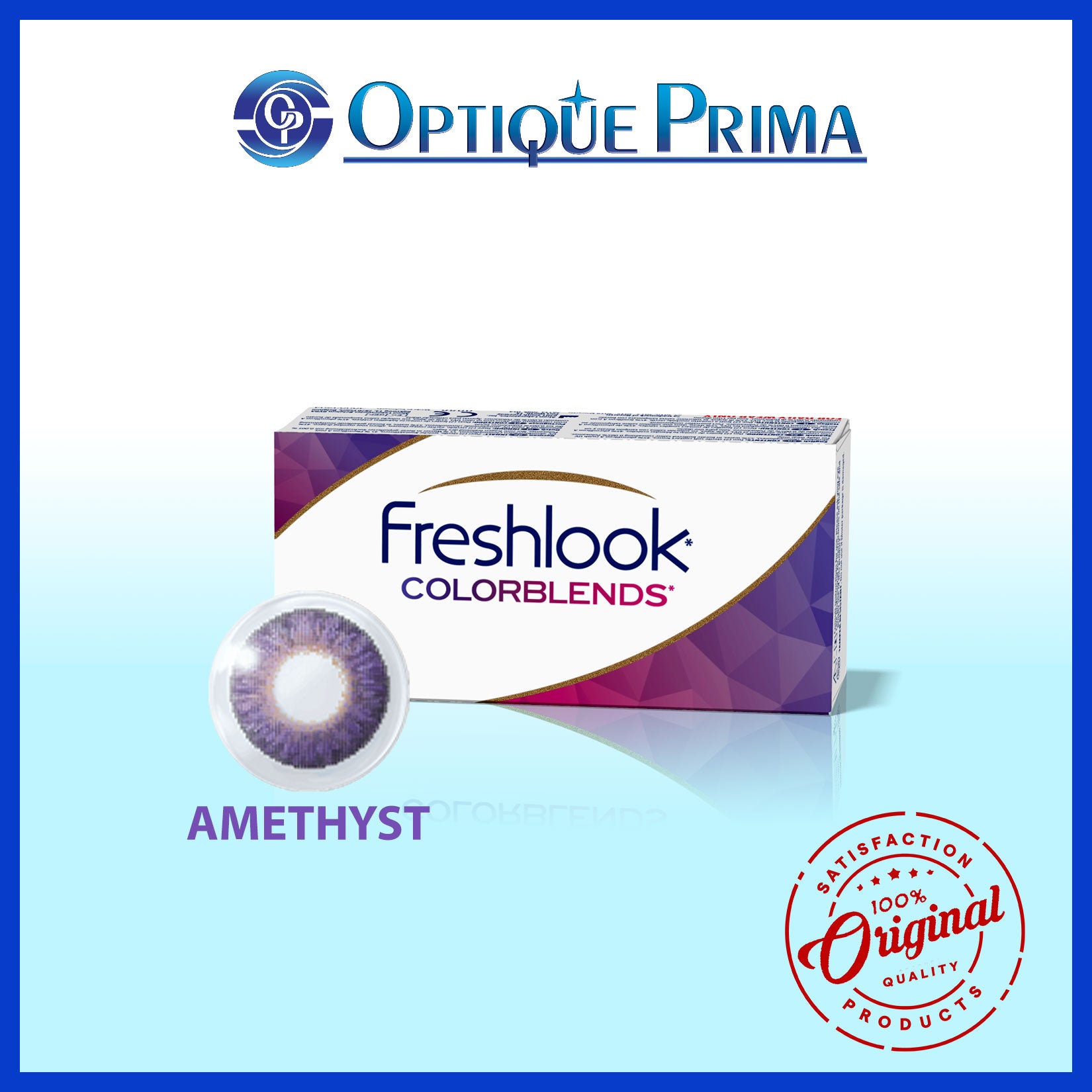 Freshlook® COLORBLENDS / Amethyst / Monthly Disposable Contact Lens