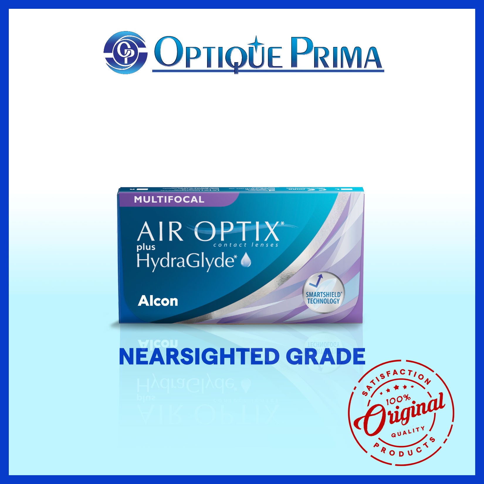 AIR OPTIX® plus HydraGlyde® MULTIFOCAL / -0.00 to -10.00 / Monthly Disposable Contact Lens